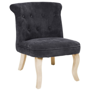 Fauteuil en velours Calixte...