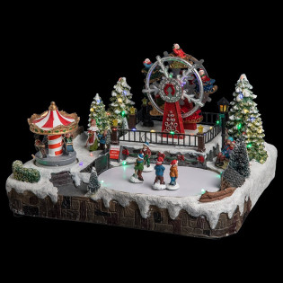 Déco Noël grande roue la...