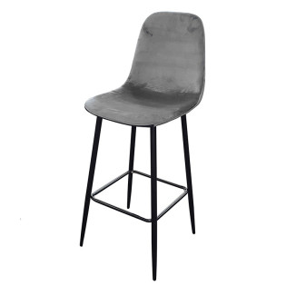 Tabouret de bar en velours...