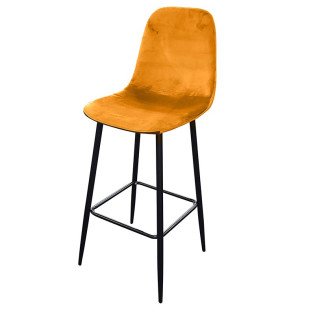 Tabouret de bar en velours...