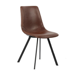 Chaise Oslo simili marron...
