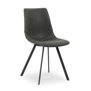 Chaise Oslo simili noir...