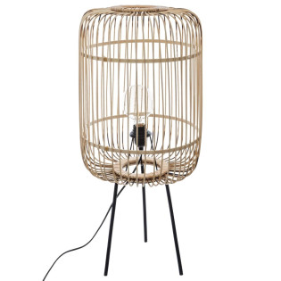 Lampadaire trépied bambou...