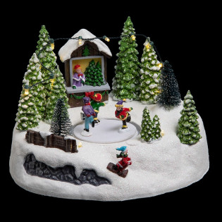 Village de Noël patinoire...
