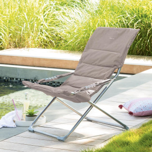 Fauteuil relax Milos taupe...