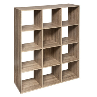 Étagère en bois 12 cases...