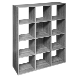 Étagère en bois 12 cases...