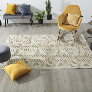 Tapis rectangulaire relief...