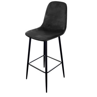 Tabouret de bar en velours...