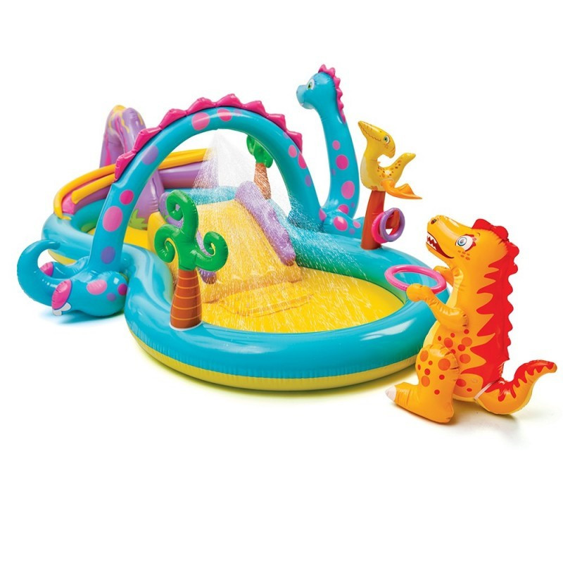 Pataugeoire aire de jeu Dinoland Intex