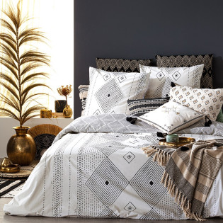 Parure de lit Oasis blanc...
