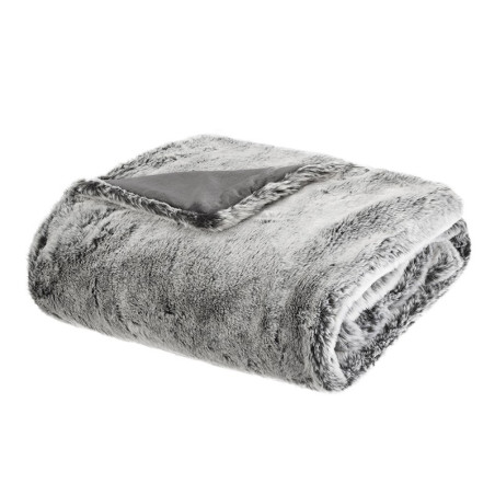 Plaid fausse fourrure 125x150 polaire Atmosphera