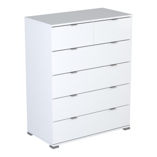 Commode 4+2 tiroirs blanche...