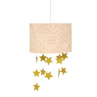 Suspension Etoiles rose et...