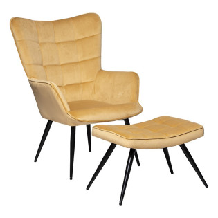 Fauteuil et tabouret...