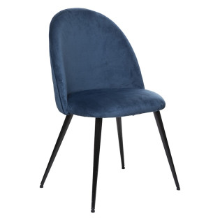 Chaise en velours Slano...