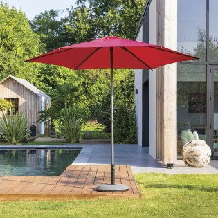 Parasol droit rond 2,7m...