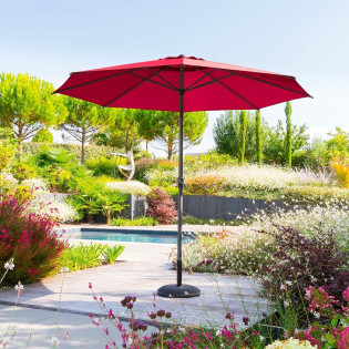 Parasol mat central rond 3m...