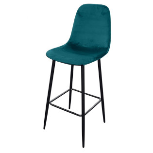 Tabouret de bar en velours...