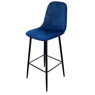 Tabouret de bar en velours...