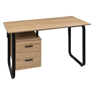 Bureau 2 tiroirs Bava effet...