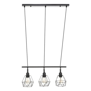 Suspension x3 métal noir...