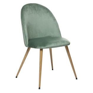 Chaise velours Slano...