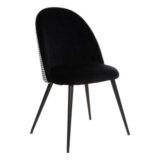 Chaise en velours Slano...