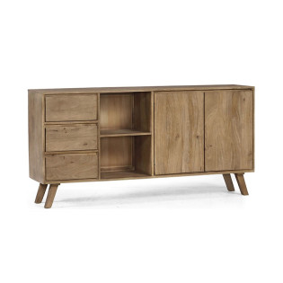 Buffet en bois 3 tiroirs 2...
