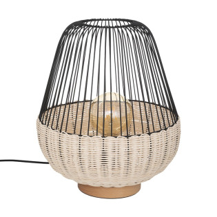 Lampe à poser métal et...
