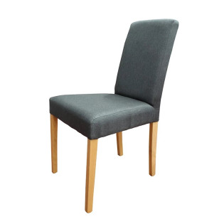 Chaise Lana tissu gris...