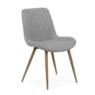 Chaise de séjour gris pieds...