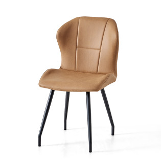 Chaise simili marron SC1...
