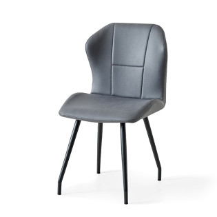 Chaise simili gris SC1...