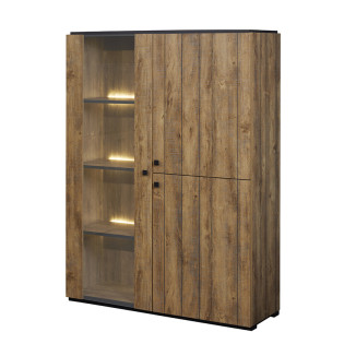 Vitrine 2+1 portes coloris...