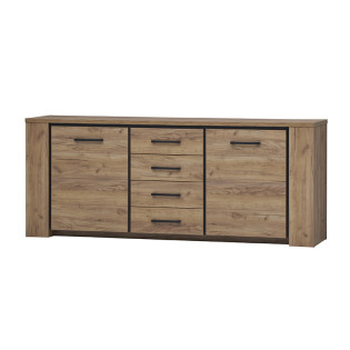 Buffet 2 portes 4 tiroirs Lio