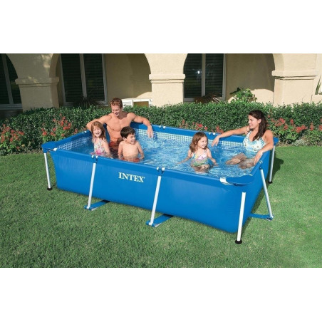 Piscine tubulaire rectangle 2,60 x 1,60 x 0,65 m Intex